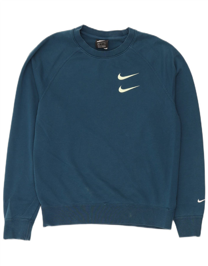 Nike Sweatshirt til mænd, lille blå bomuld