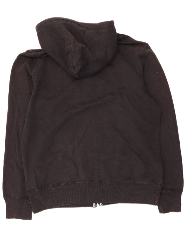 Nike Mens Zip Hoodie Sweater Medium Black Cotton
