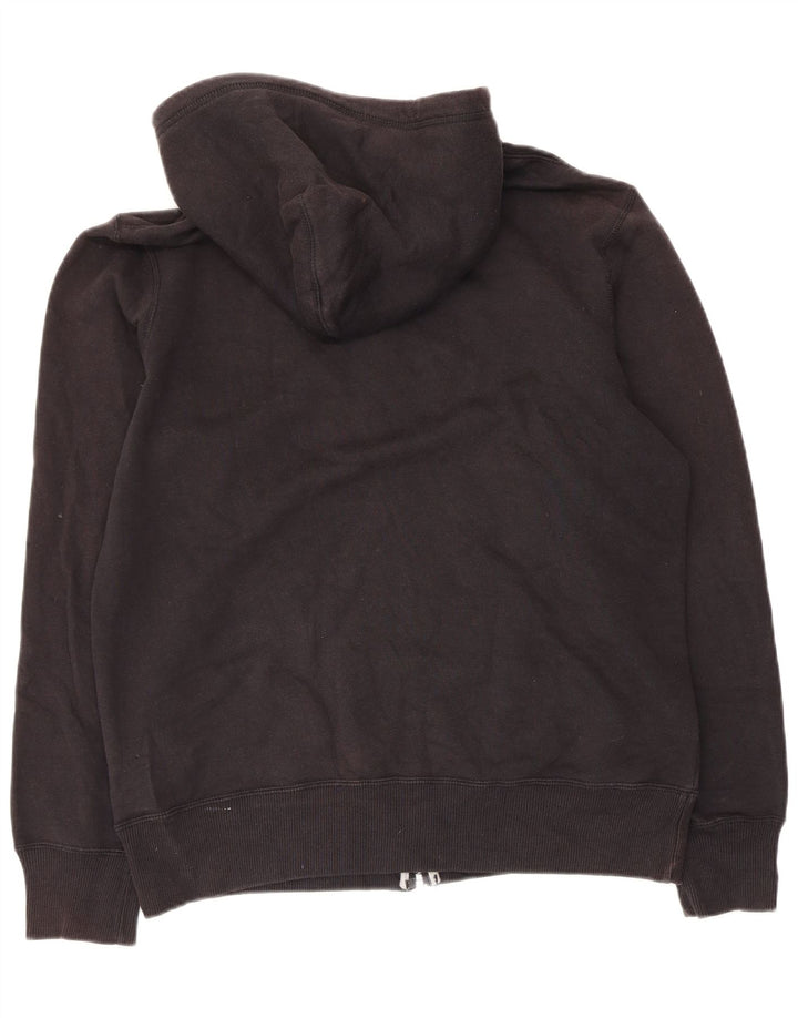 Nike Mens Zip Hoodie Sweater Medium Black Cotton
