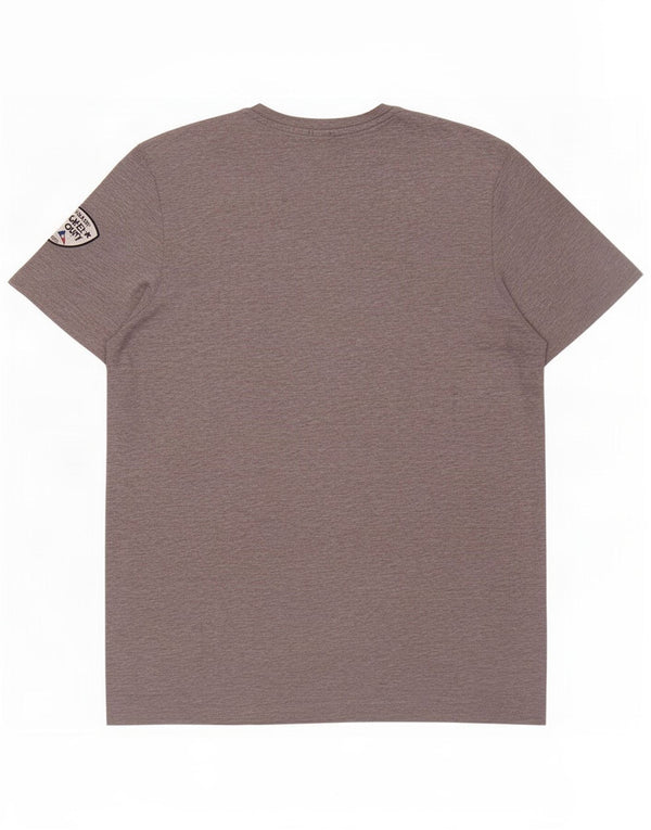 North Sails Herre Regular Fit Grafisk T-shirt Top Medium Grey Flecked Bomuld
