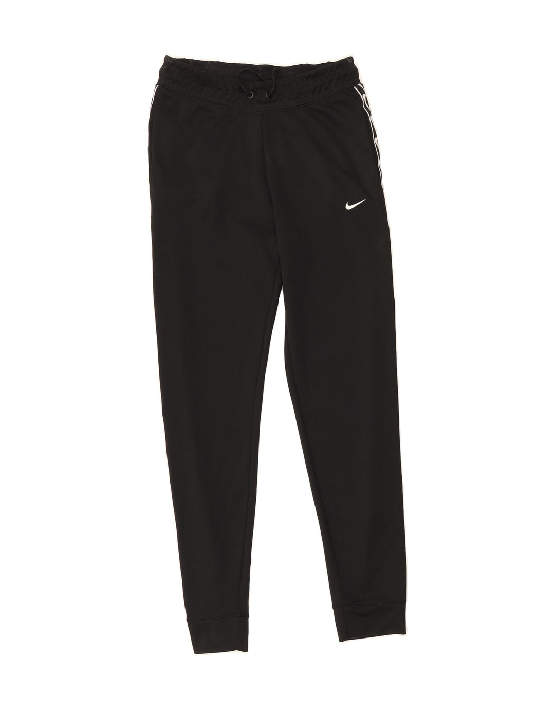 NIKE Womens Tracksuit Trousers Joggers UK 8 Small Black Polyester Vintage Nike and Second-Hand Nike from Messina Hembry 