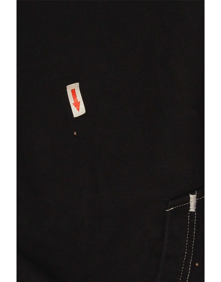 Felpa con cappuccio oversize da uomo Nike Small in cotone nero
