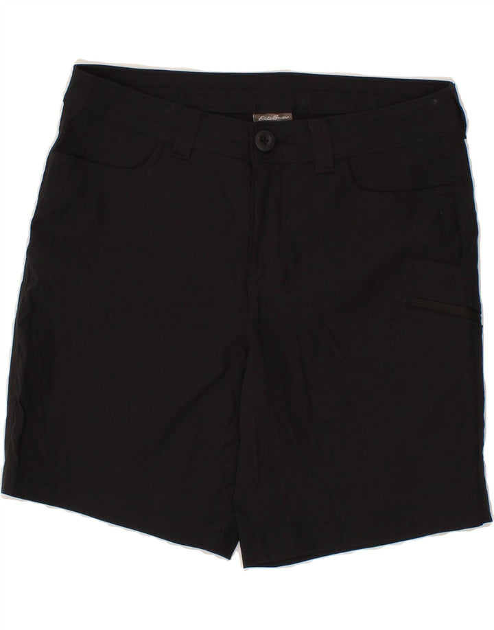 EDDIE BAUER Womens Cargo Shorts US 8 Medium W30  Black Polyamide Vintage Eddie Bauer and Second-Hand Eddie Bauer from Messina Hembry 