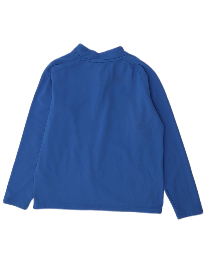 Nike Jungen Grafik-Pullover-Trainingsoberteil mit Reißverschluss, 13–14 Jahre, XL, Blau