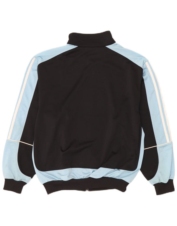 Adidas Mens Tracksuit Top Jacket UK 40/42 Medium Black Colourblock