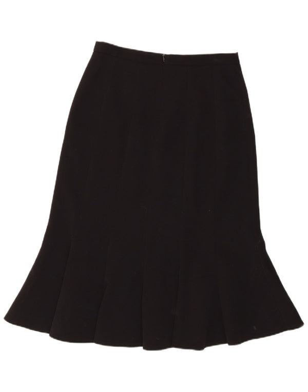 LAURA Womens Petites Trompetenrock US 4 Small W28 Schwarz Polyester