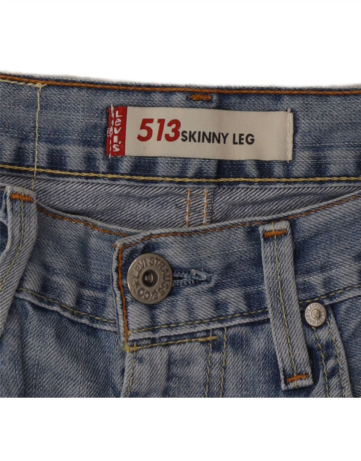 LEVI'S Mens 513 Skinny Jeans W32 L27 Blue Vintage Levi's and Second-Hand Levi's from Messina Hembry 