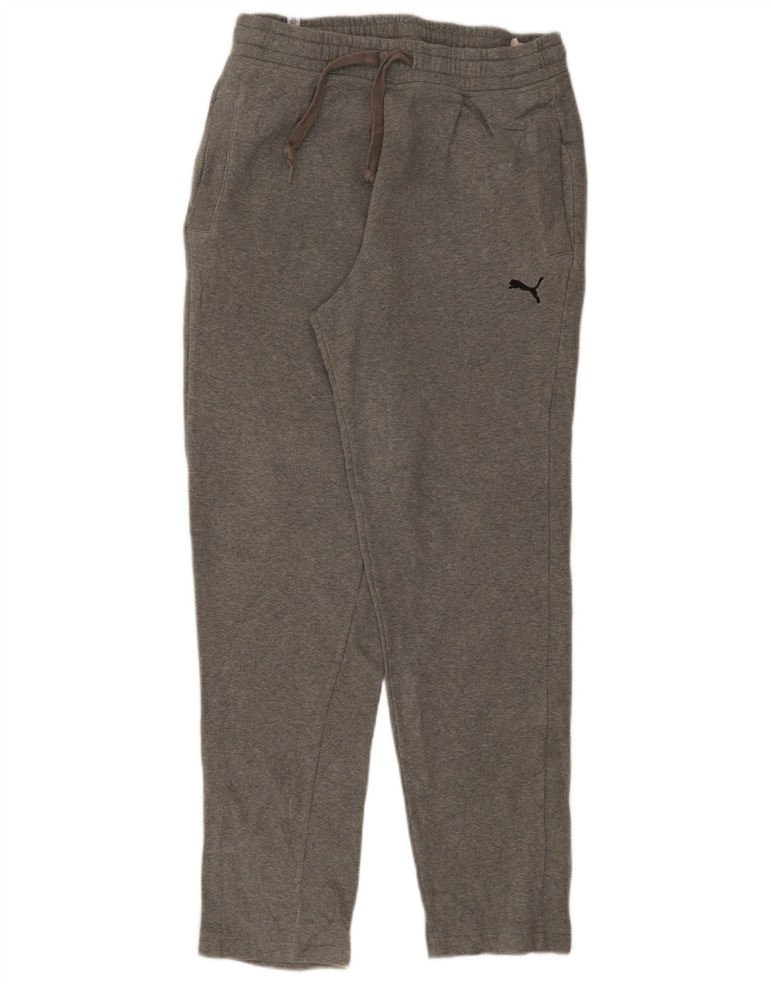 Puma Mens Tracksuit Trousers Large Grey Cotton