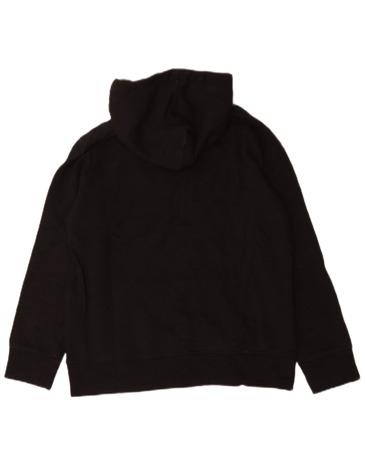 Converse Mens Graphic Hoodie Jumper Medium Black Cotton