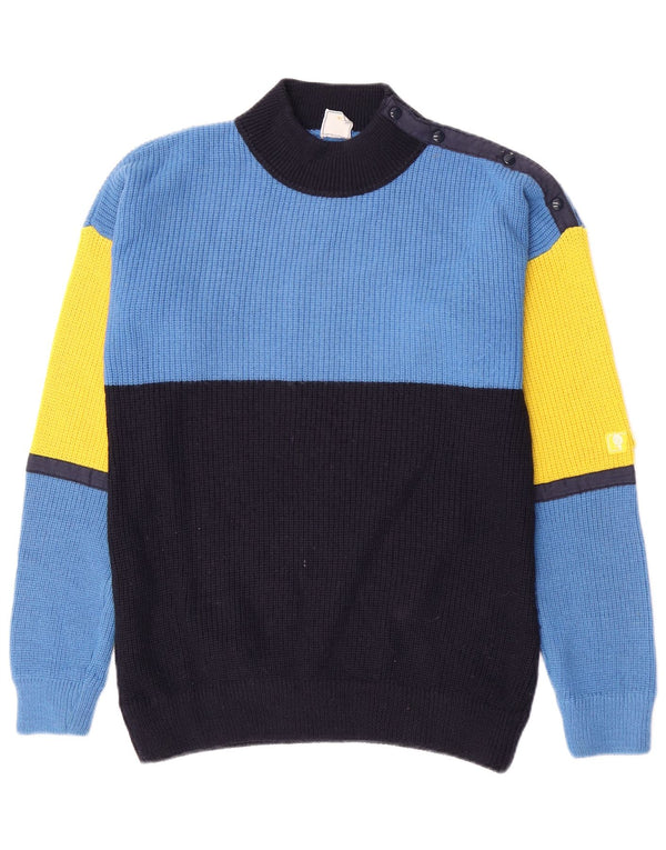 Marina Yachting Jersey de cuello alto para hombre EU 38 Azul medio Náutico