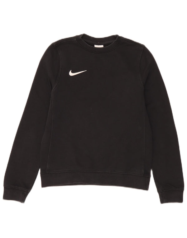 Felpa Nike Ragazzi Maglione 10-11 anni Cotone Nero Medio