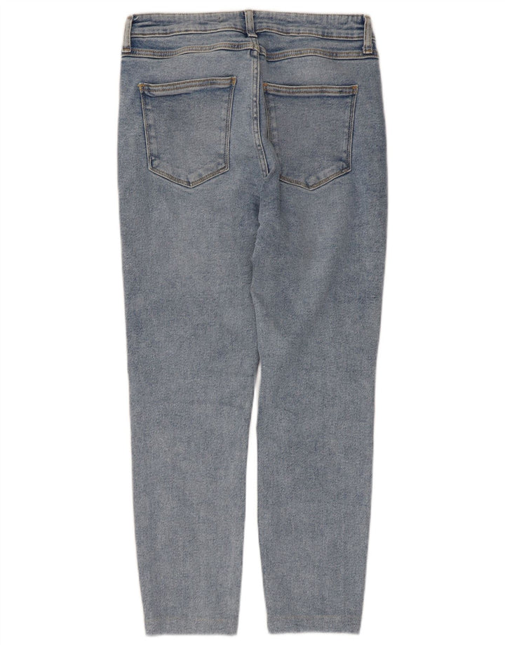 Zara Womens Cropped Jeans EU 42 Large W32 L24 Blue