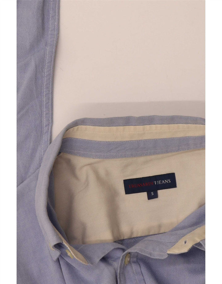 Trussardi Mens Shirt Small Blue