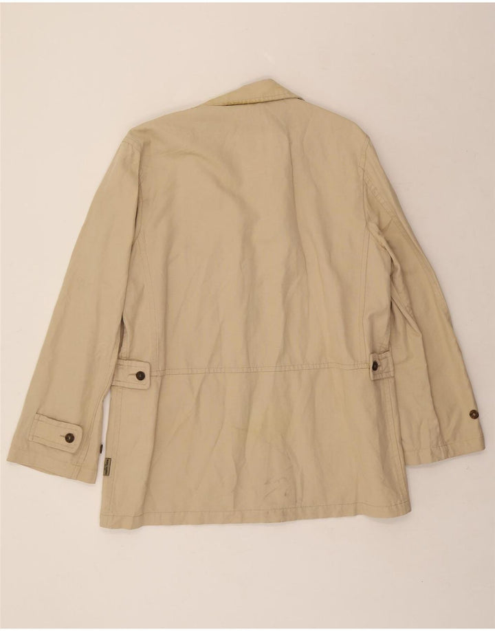 MARINA YACHTING Mens Utility Jacket IT 54 2XL Beige Vintage Marina Yachting and Second-Hand Marina Yachting from Messina Hembry 