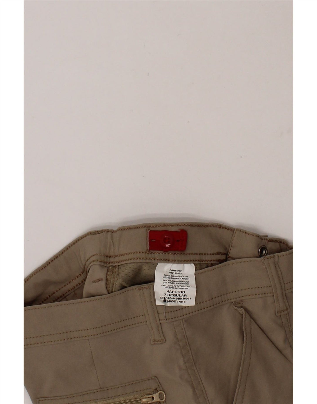 WRANGLER Boys Cargo Shorts 6-7 Years W23 Beige Nylon Vintage Wrangler and Second-Hand Wrangler from Messina Hembry 