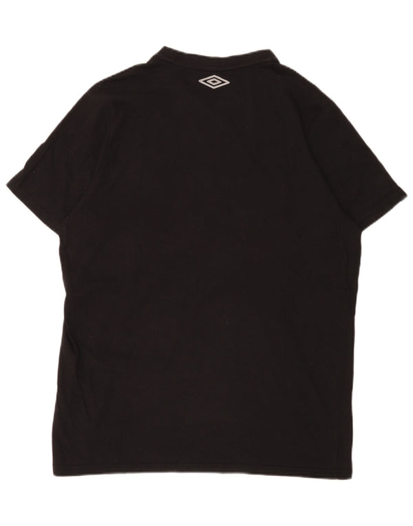 T-shirt grafica da uomo Umbro Top XL in cotone nero