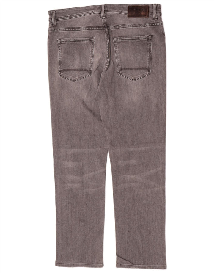 Timberland Herre Regular Straight Jeans W34 L30 Grå Bomuld