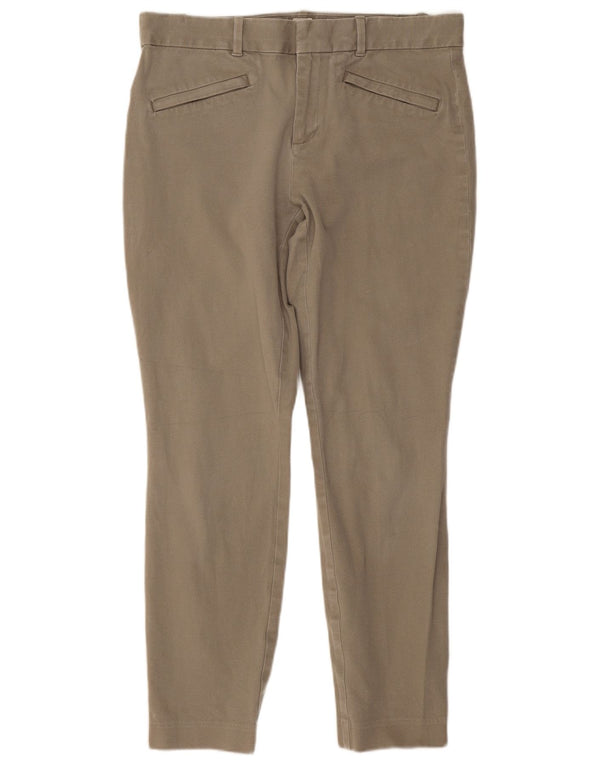 Damskie, obcisłe spodnie Gap US 8 Medium W30 L25, bawełna khaki