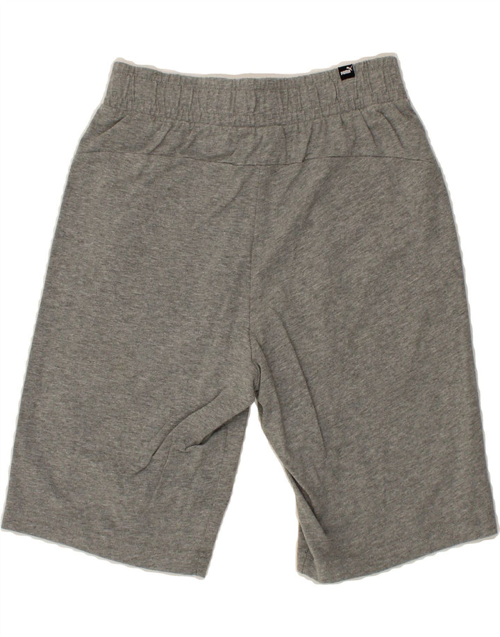 NIKE Mens Sport Shorts Small Grey Flecked Cotton Vintage Nike and Second-Hand Nike from Messina Hembry 