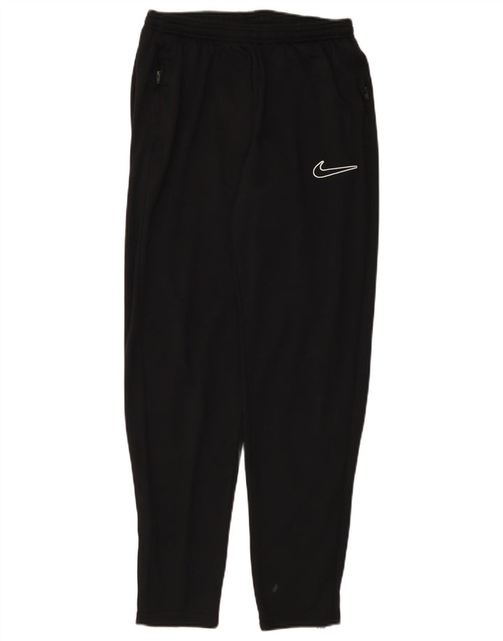 Nike Mens Dri Fit Tracksuit Trousers Large Black Polyester