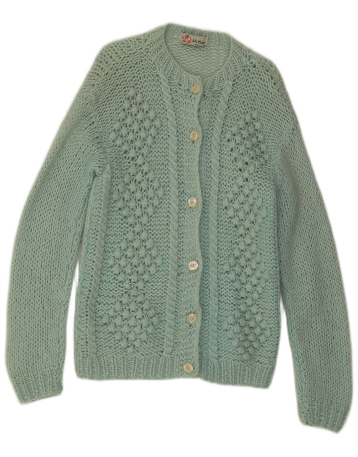 Alta Moda Womens Cardigan Sweater UK 12 Medium Green