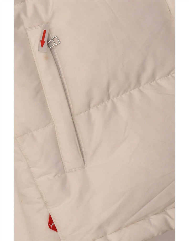 Giacca imbottita con cappuccio da donna Puma UK 12 Medium White