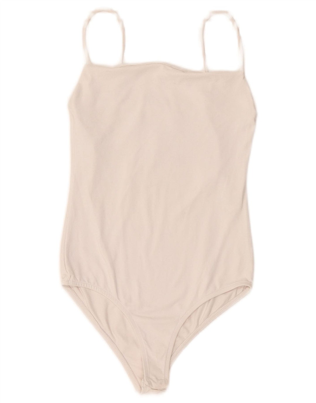 Zara Womens Body sans manches UK 8 Small Blanc Polyamide