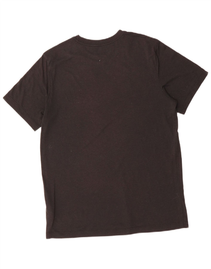 Nike Mens Dri Fit Graphic T-Shirt Top Medium Black Cotton