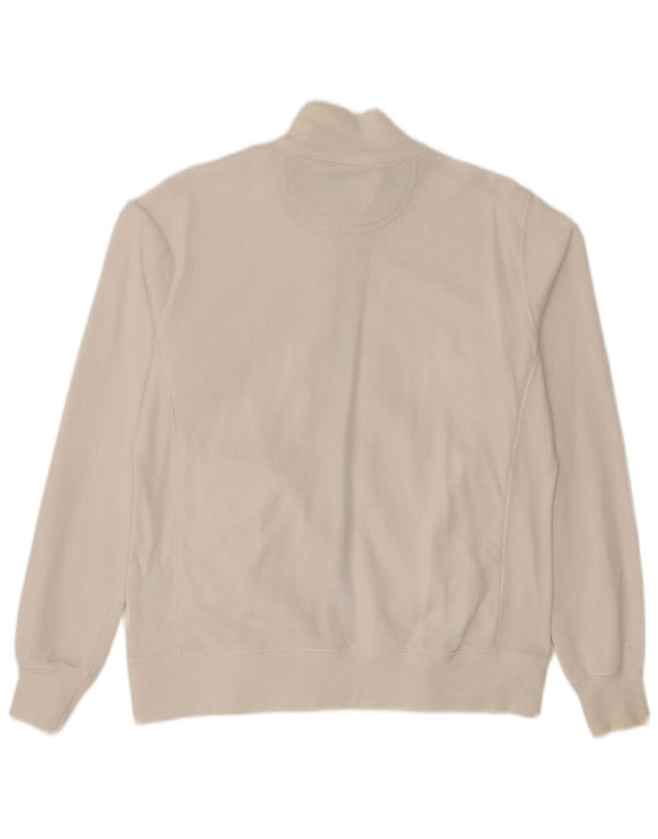 Champion Womens Easy Fit Top Jacket UK 16 Large White Cotton