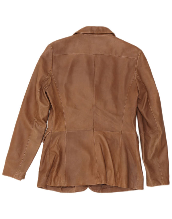 Jesire Veste en cuir pour femme UK 10 Small Marron