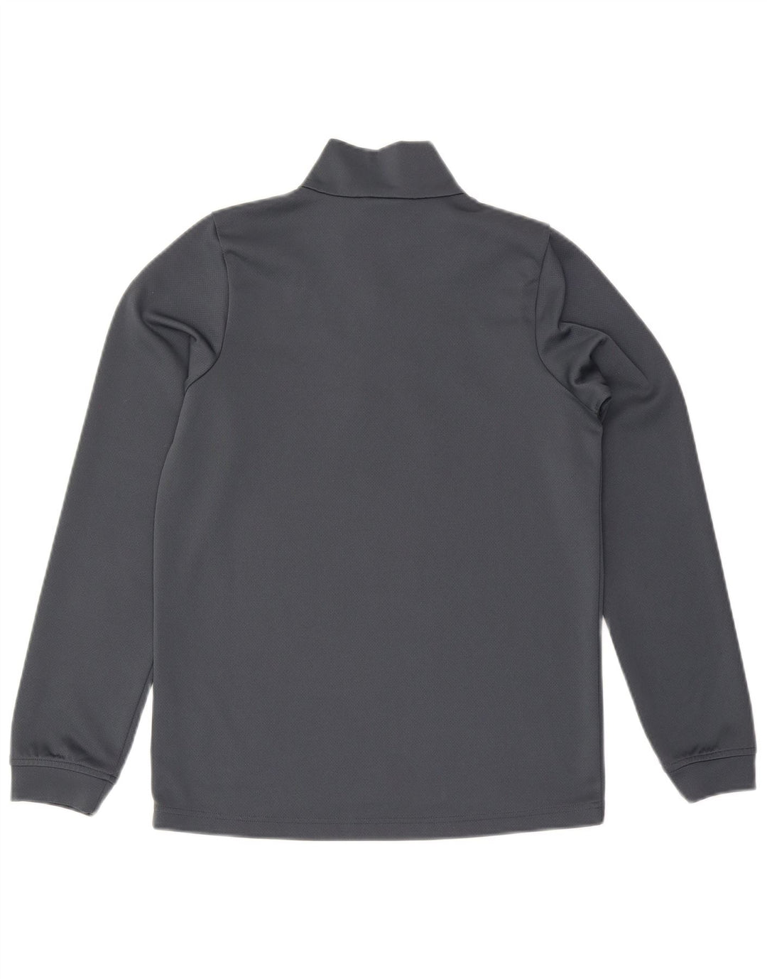 ADIDAS Mens Zip Neck Pullover Tracksuit Top UK 36/38 Small Grey Polyester