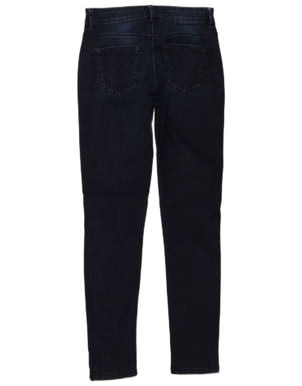 Oasis Womens Skinny Jeans UK 10 Small W30 L30 Navy Blue Cotton