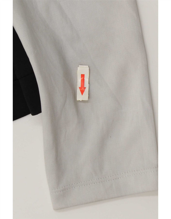 Nike Haut de survêtement à col zippé pour femme UK 14 Noir moyen Colourblock