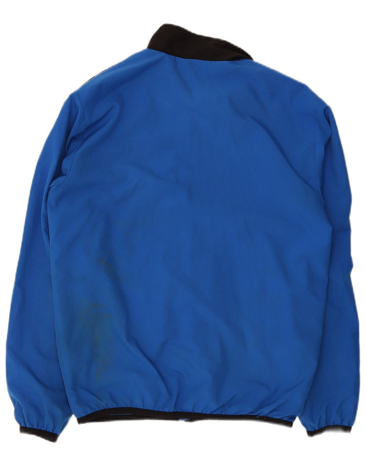 Puma Mens Tracksuit Top Jacket Small Blue Colourblock Polyester