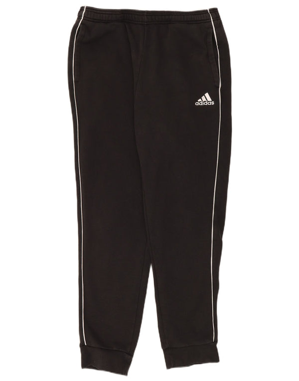 Adidas Mens Tracksuit Trousers Joggers Large Black Cotton