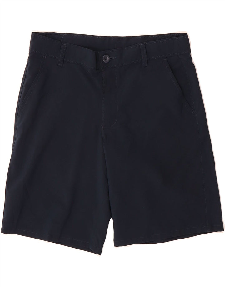 IZOD Boys Chino Shorts 11-12 Years W30 Navy Blue Polyester Vintage Izod and Second-Hand Izod from Messina Hembry 