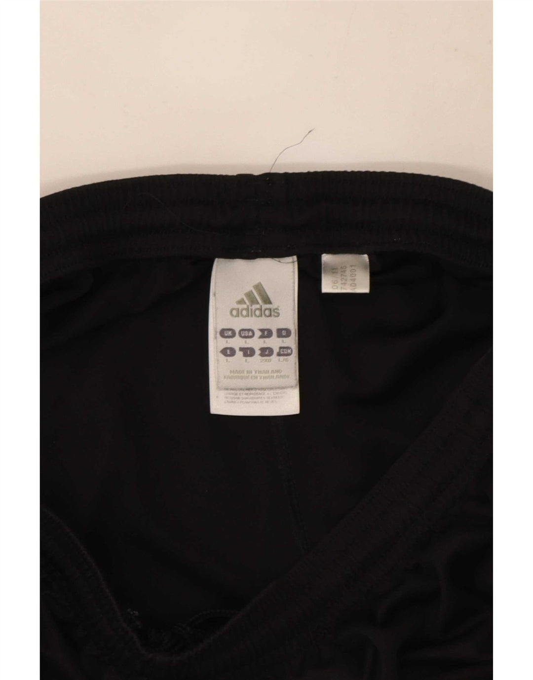Pantaloncini sportivi Adidas Climalite da uomo grandi in poliestere nero