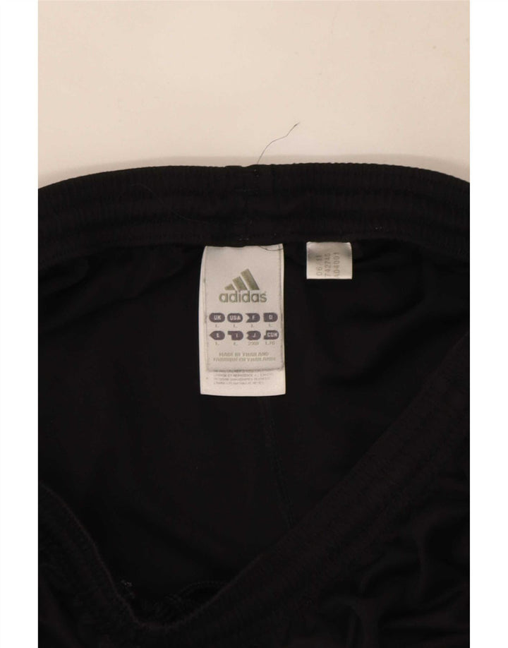 Pantaloncini sportivi Adidas Climalite da uomo grandi in poliestere nero