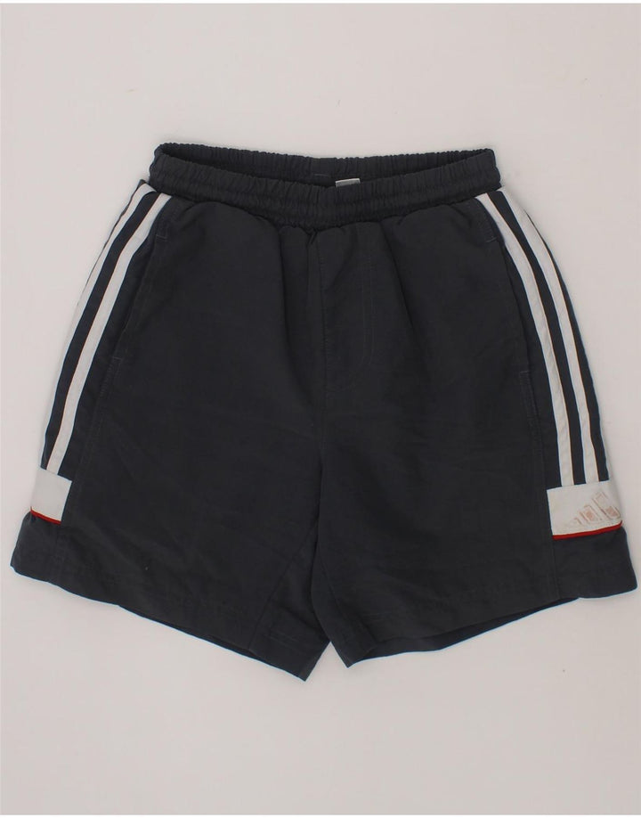 ADIDAS Boys Sport Shorts 7-8 Years  Grey Polyester Vintage Adidas and Second-Hand Adidas from Messina Hembry 
