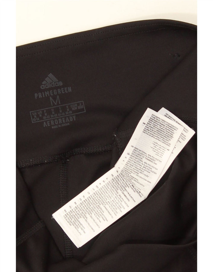 ADIDAS Aeroready Leggings til kvinder UK 12/14 Medium Black Polyester