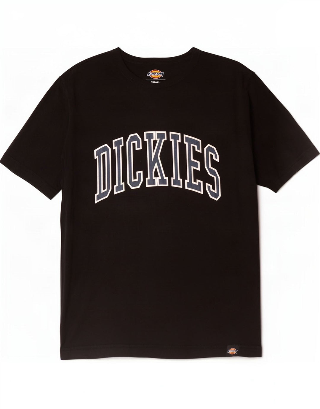 T-shirt grafica da uomo Dickies Top piccola in cotone nero