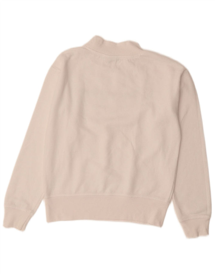CHAMPION Boys Graphic Sweatshirt Jumper 11-12 Years Large White
