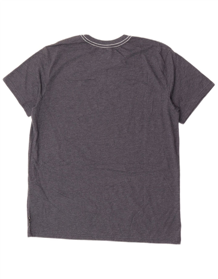 Billabong Mens Graphic T-Shirt Top Medium Grey Cotton