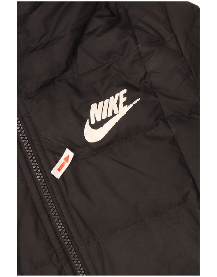 Jachetă căptușită cu glugă Nike pentru femei UK 12, gri mediu