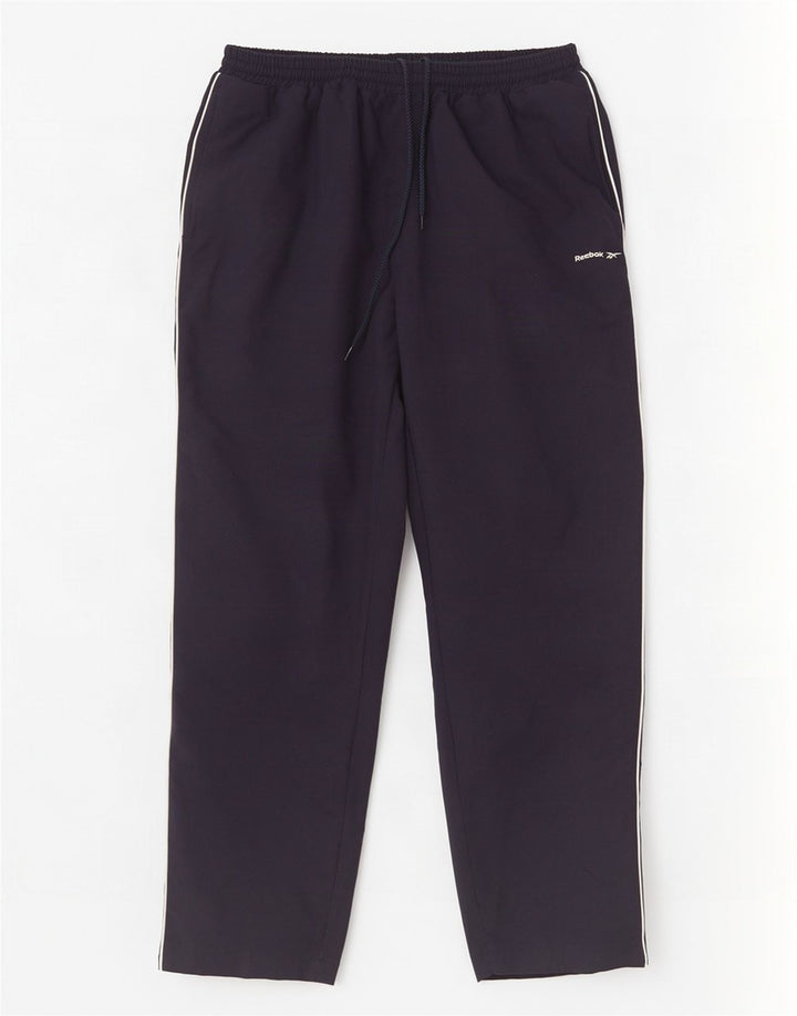 Reebok Pantalon De Survêtement Homme XL Bleu Marine Polyester