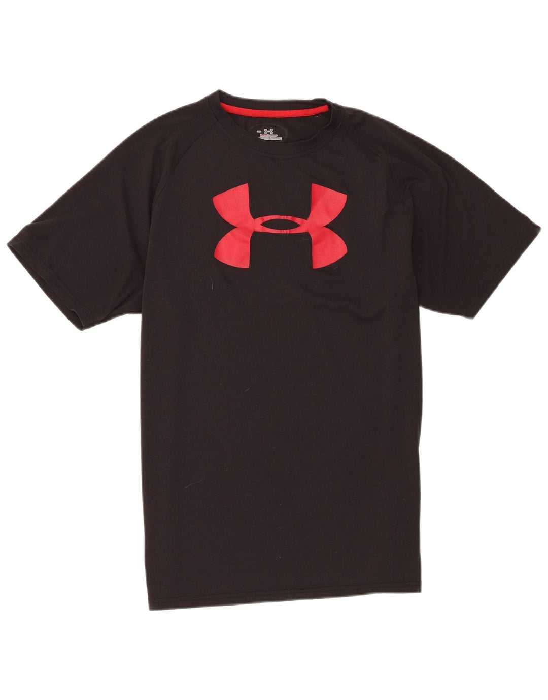 Under Armour Mens Heat Gear Graphic T-Shirt Top Medium Black Polyester