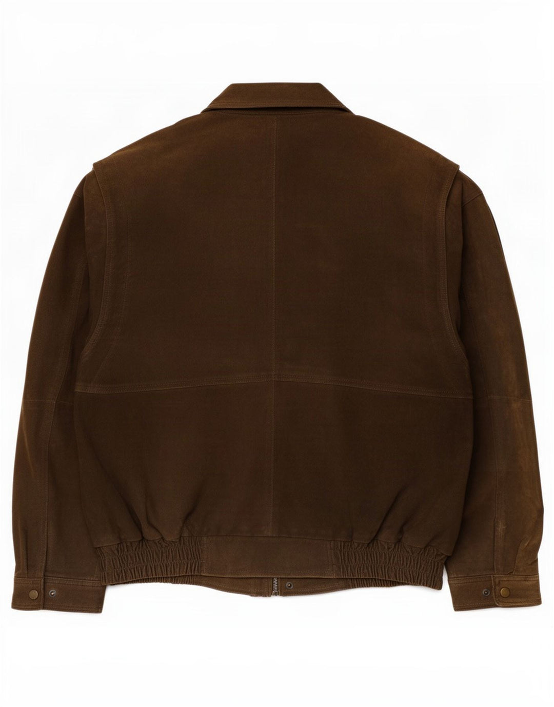 Veste en daim basique pour hommes UK 40 grand cuir marron