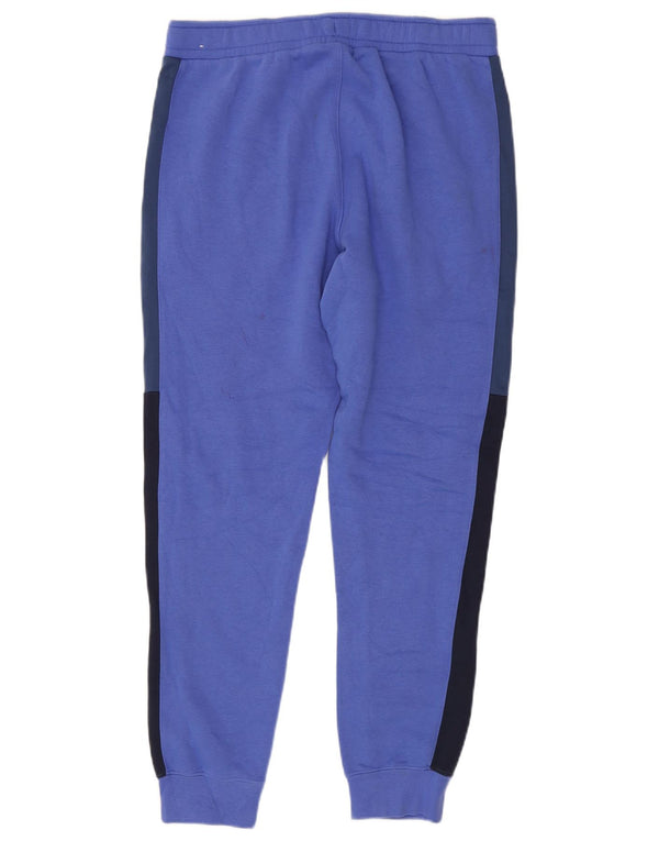 Nike Mens Tracksuit Trousers Joggers Medium  Blue Colourblock Cotton