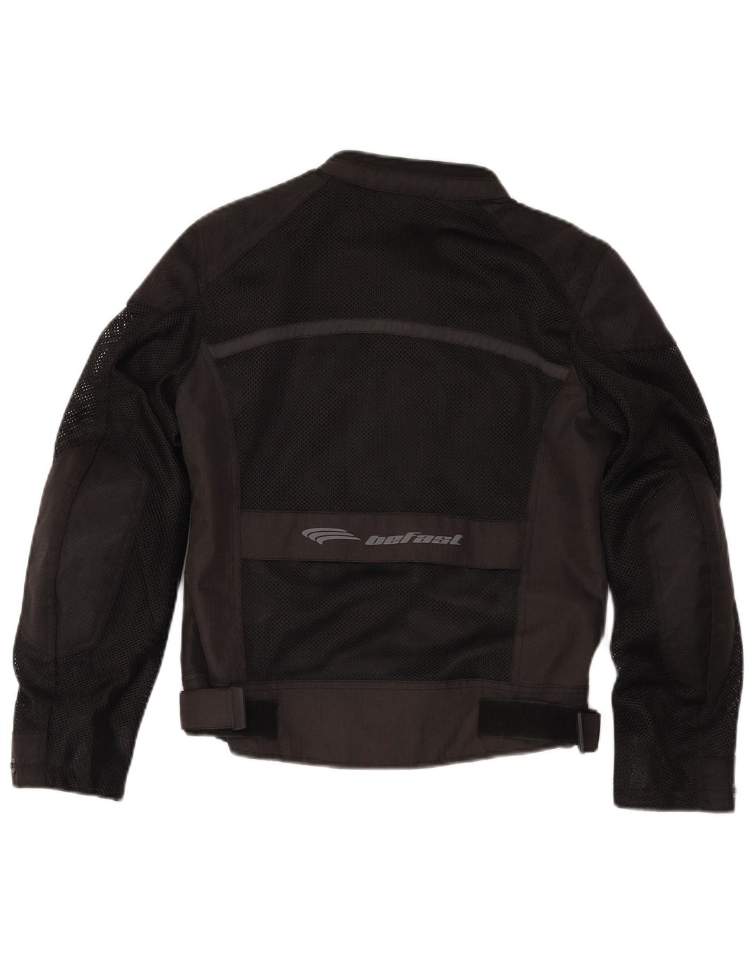 Befast Womens Motorstyle Graphic Racer Jacket UK 14 Mittelschwarzes Polyester