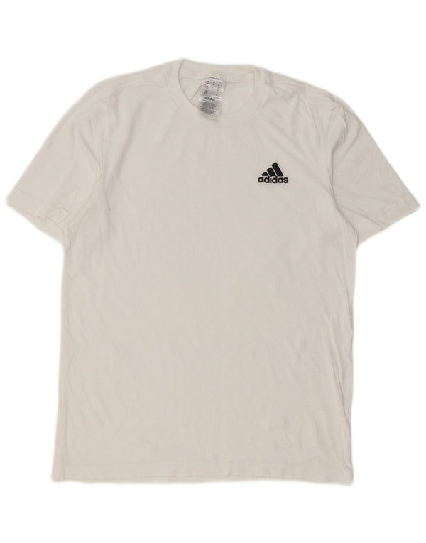 Adidas Mens Camiseta Top XS Algodão Branco